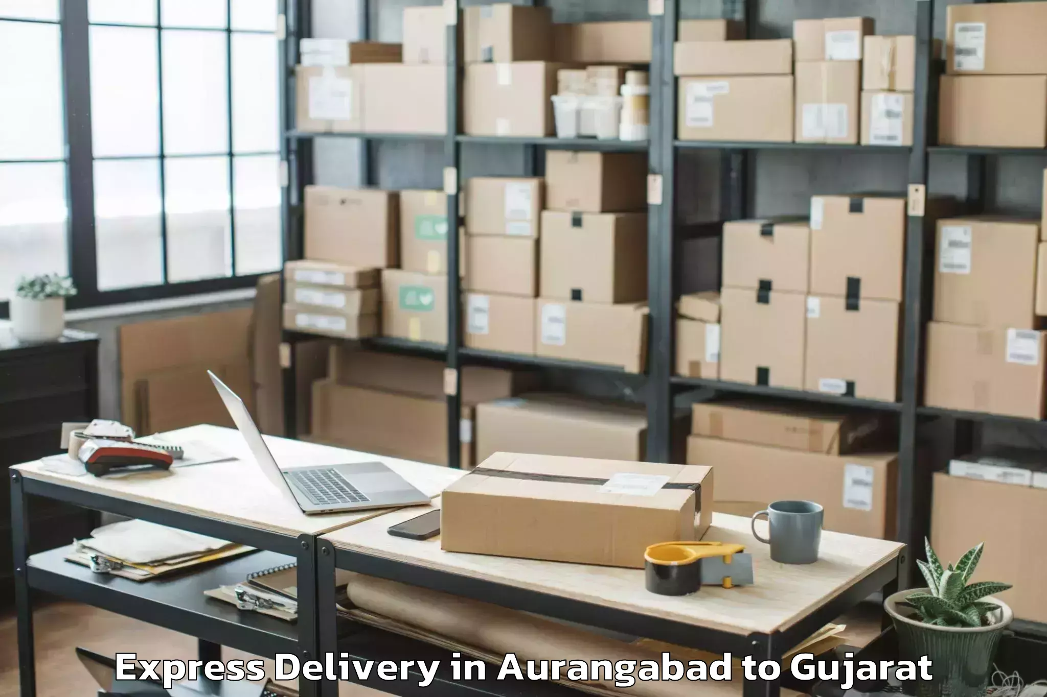 Reliable Aurangabad to Naroda Express Delivery